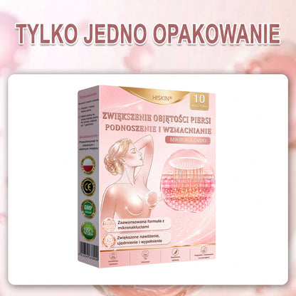 💛HISKIN® Mikroigłowe plastry na piersi wspierające efekt pełniejszego wyglądu, liftingu i ujędrnienia