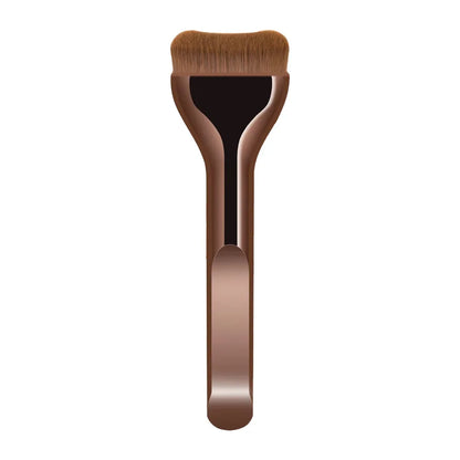 New 2Pcs Professional Foundation Makeup Brushes Soft Dense Hair for Blending Liquid, Cream Flawless Powder Makeup Beauty Tools
