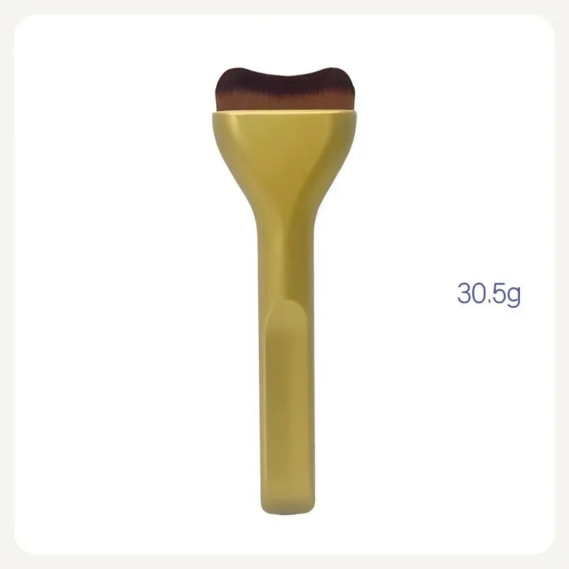 New 2Pcs Professional Foundation Makeup Brushes Soft Dense Hair for Blending Liquid, Cream Flawless Powder Makeup Beauty Tools