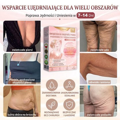 💛HISKIN® Mikroigłowe plastry na piersi wspierające efekt pełniejszego wyglądu, liftingu i ujędrnienia