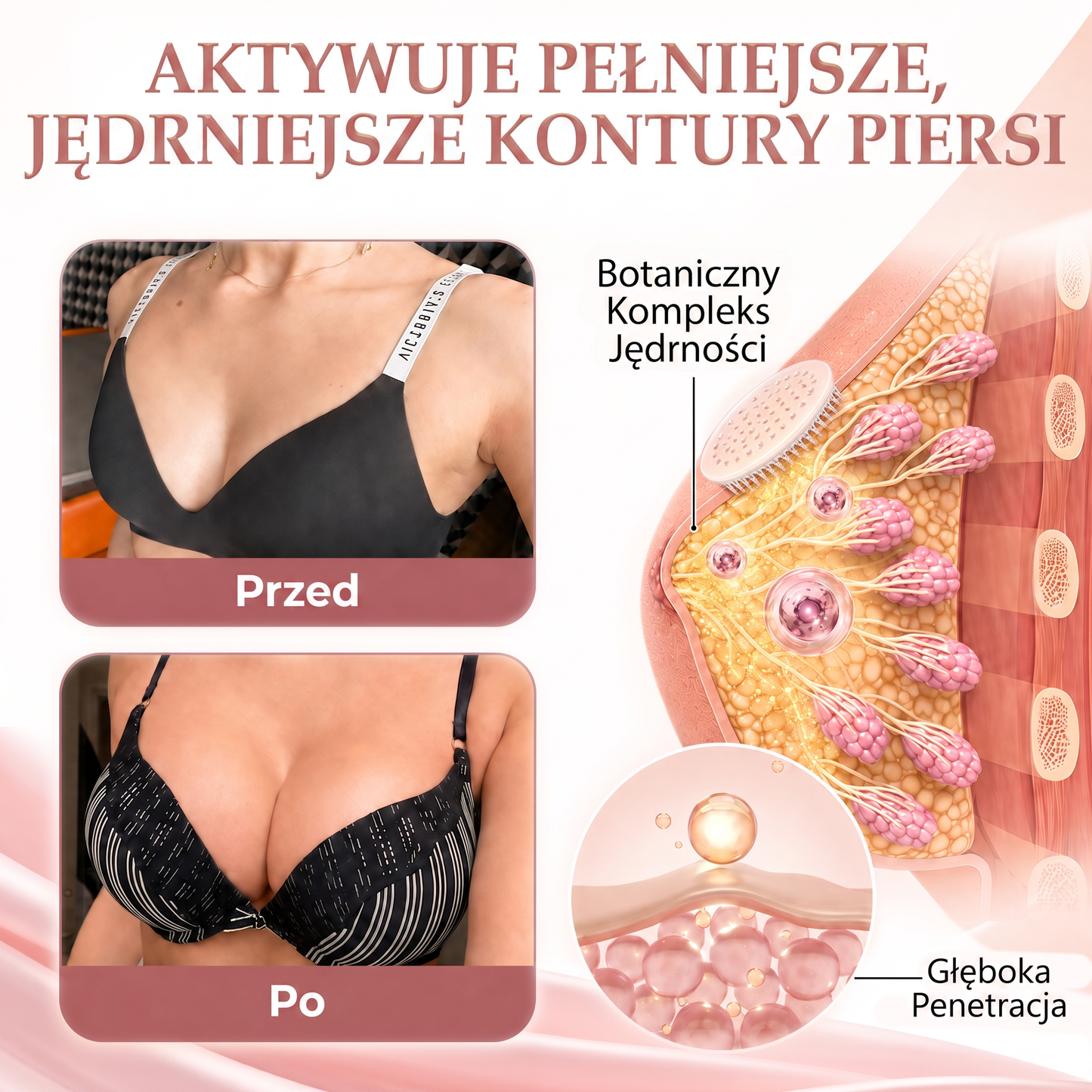 💛HISKIN® Mikroigłowe plastry na piersi wspierające efekt pełniejszego wyglądu, liftingu i ujędrnienia